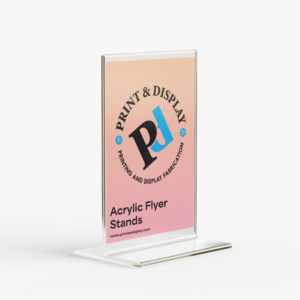 Single Portrait Flyer Holder (Portrait) A4