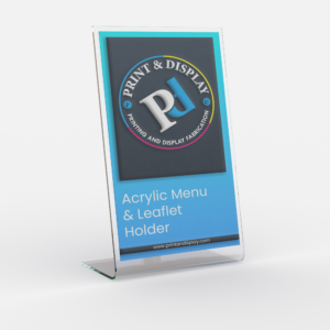 Single Portrait Flyer Holder - Reclined A4