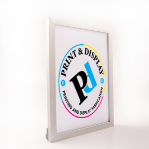 Poster Frame EEZI-SLIDE Frame Silver